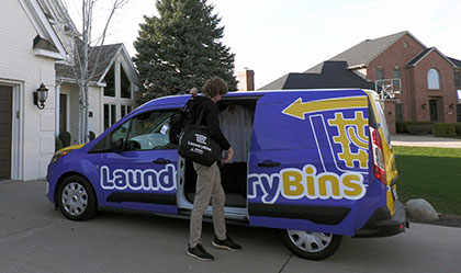 Laundry Bins Wash and Fold Home Delivery